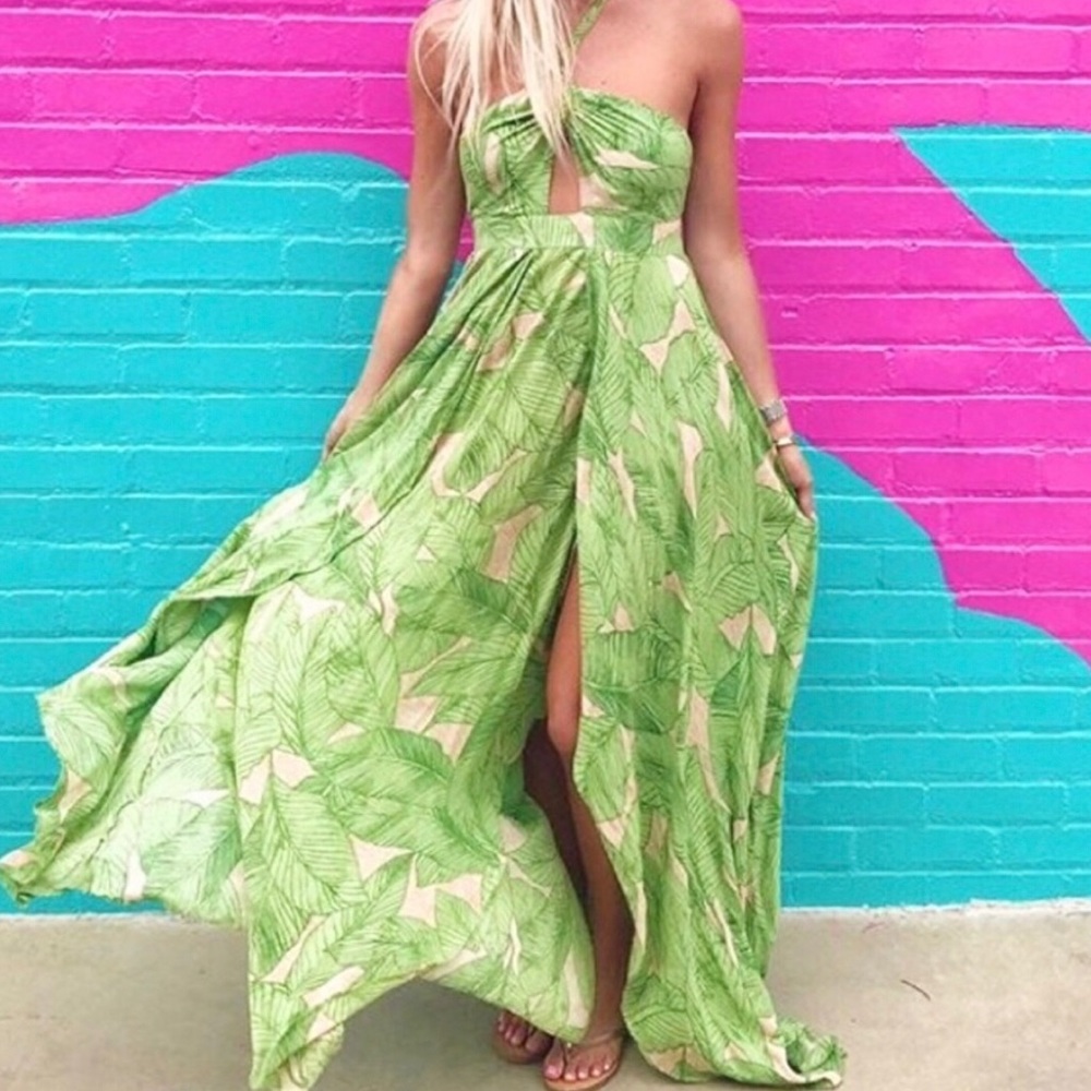 Kimchi blue palm dress